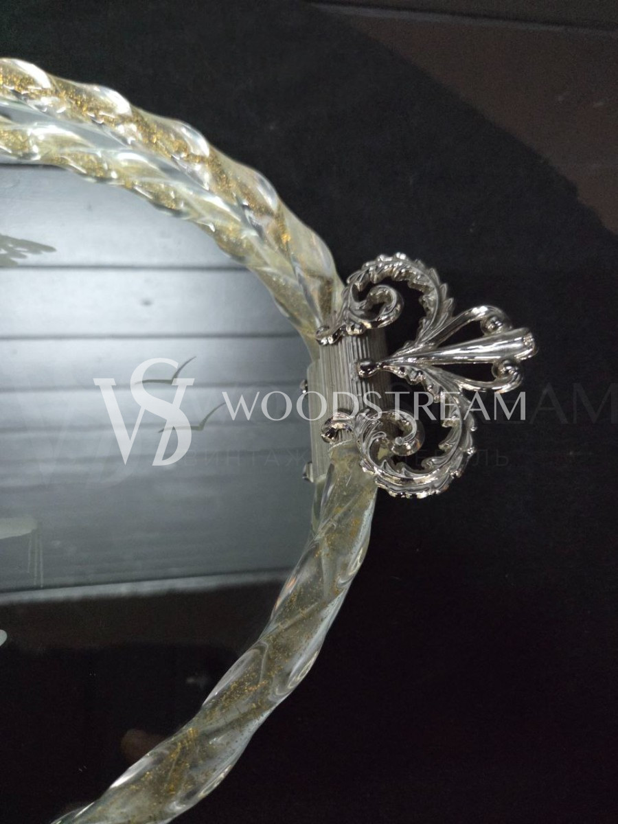 Набор: Графин/Декантер и Бокал/Фужер 6 штук на зеркальном подносе