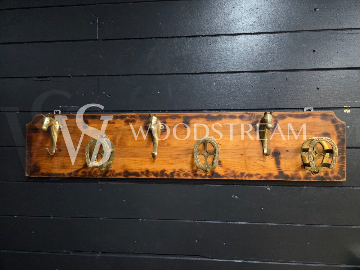 Вешалка настенная винтажная Лошадь/Подкова