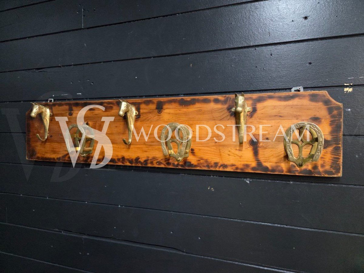 Вешалка настенная винтажная Лошадь/Подкова