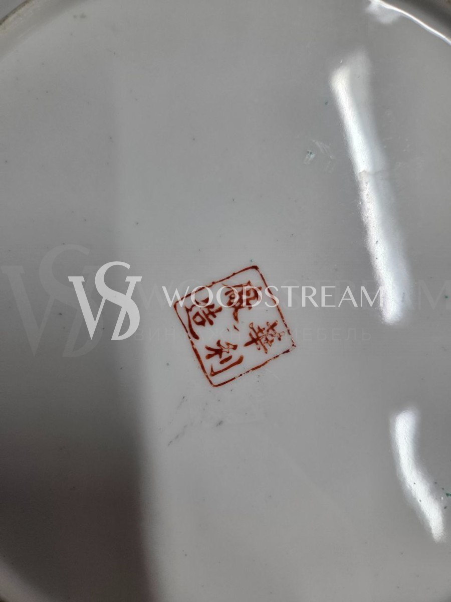 Комплект: Тарелка декоративная в стиле шинуазри 3 штуки