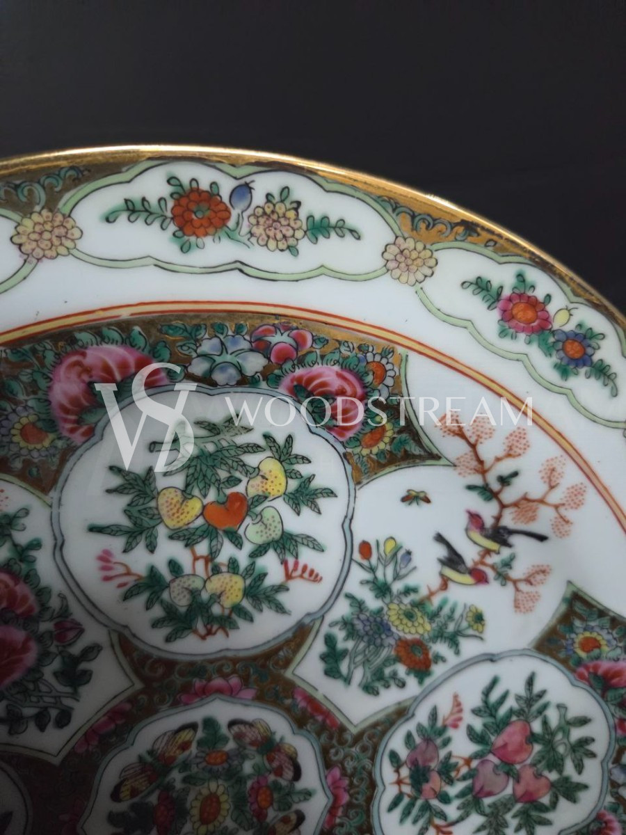 Комплект: Тарелка декоративная в стиле шинуазри 3 штуки