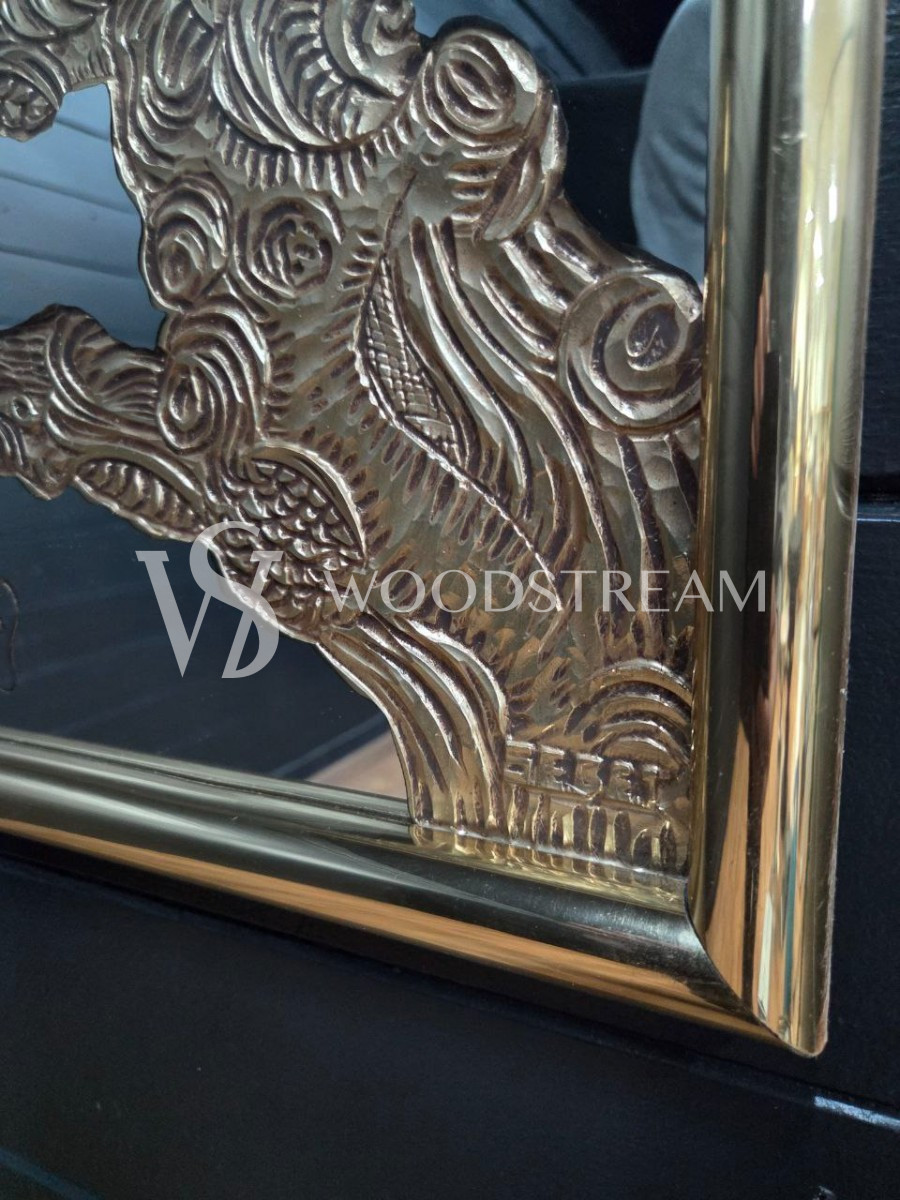 Картина зеркальная/Зеркало настенное с рисунком Птицы 2 штуки