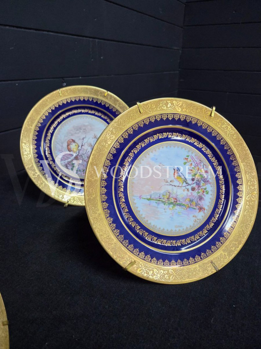 Комплект: Тарелка декоративная Птицы 4 штуки