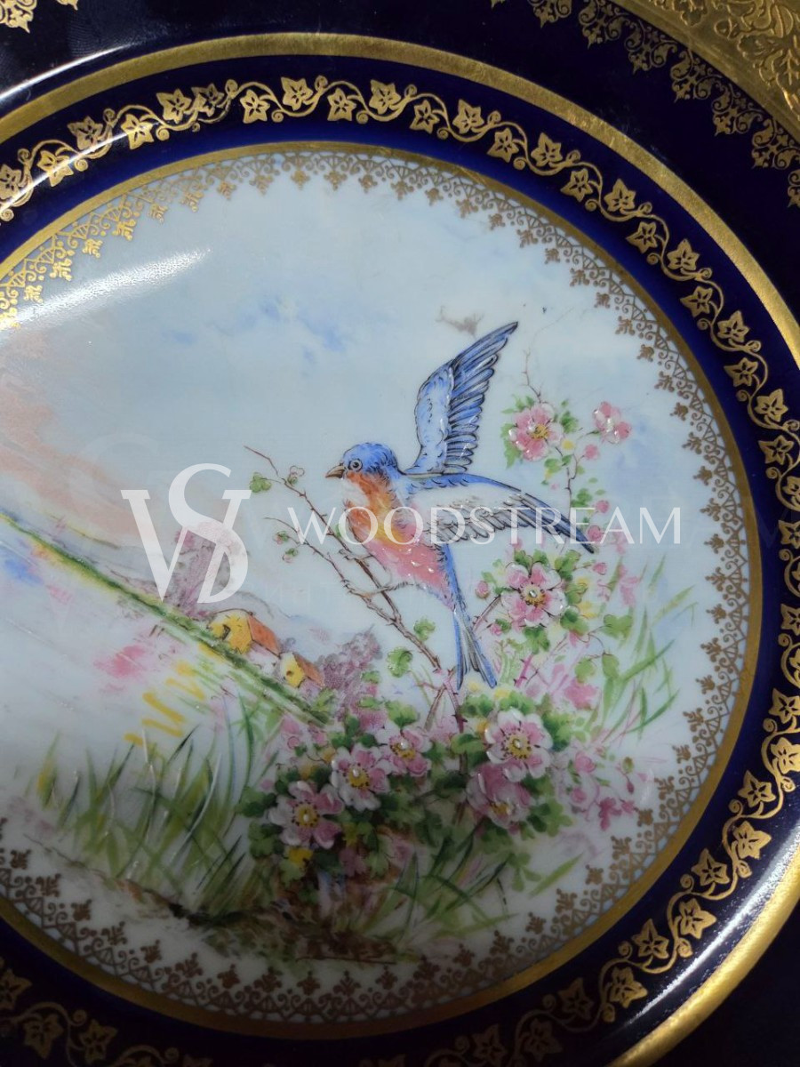 Комплект: Тарелка декоративная Птицы 4 штуки