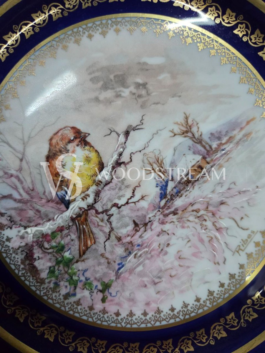 Комплект: Тарелка декоративная Птицы 4 штуки