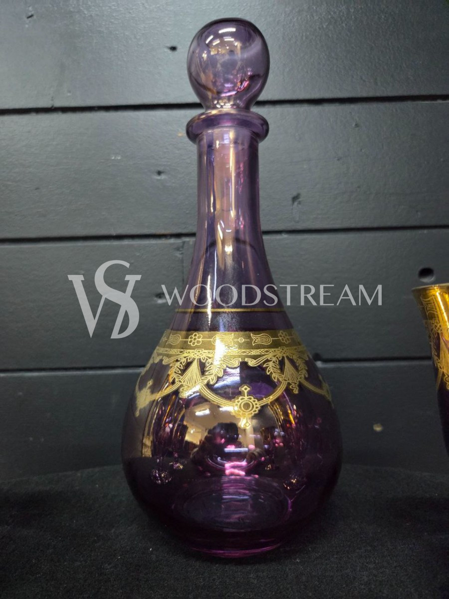 Набор: Графин/Кувшин и бокал/фужер 4 штуки