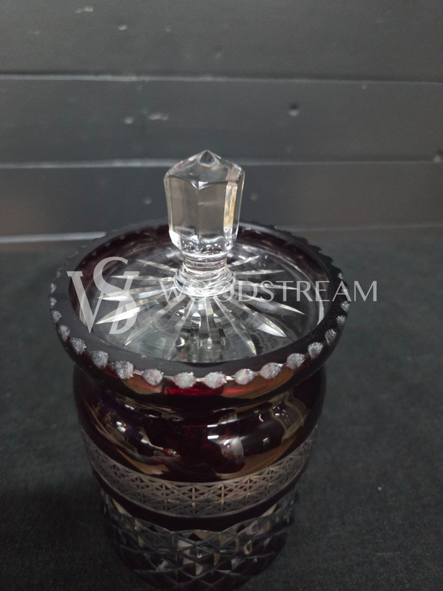 Ваза с крышкой/Конфетница винтажная