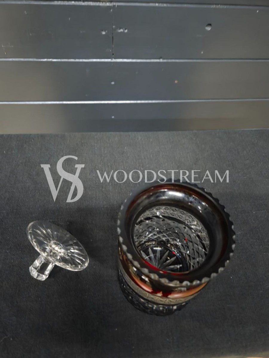 Ваза с крышкой/Конфетница винтажная