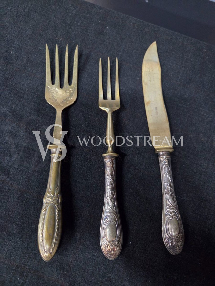 Набор для мяса: нож вилка 2 штуки