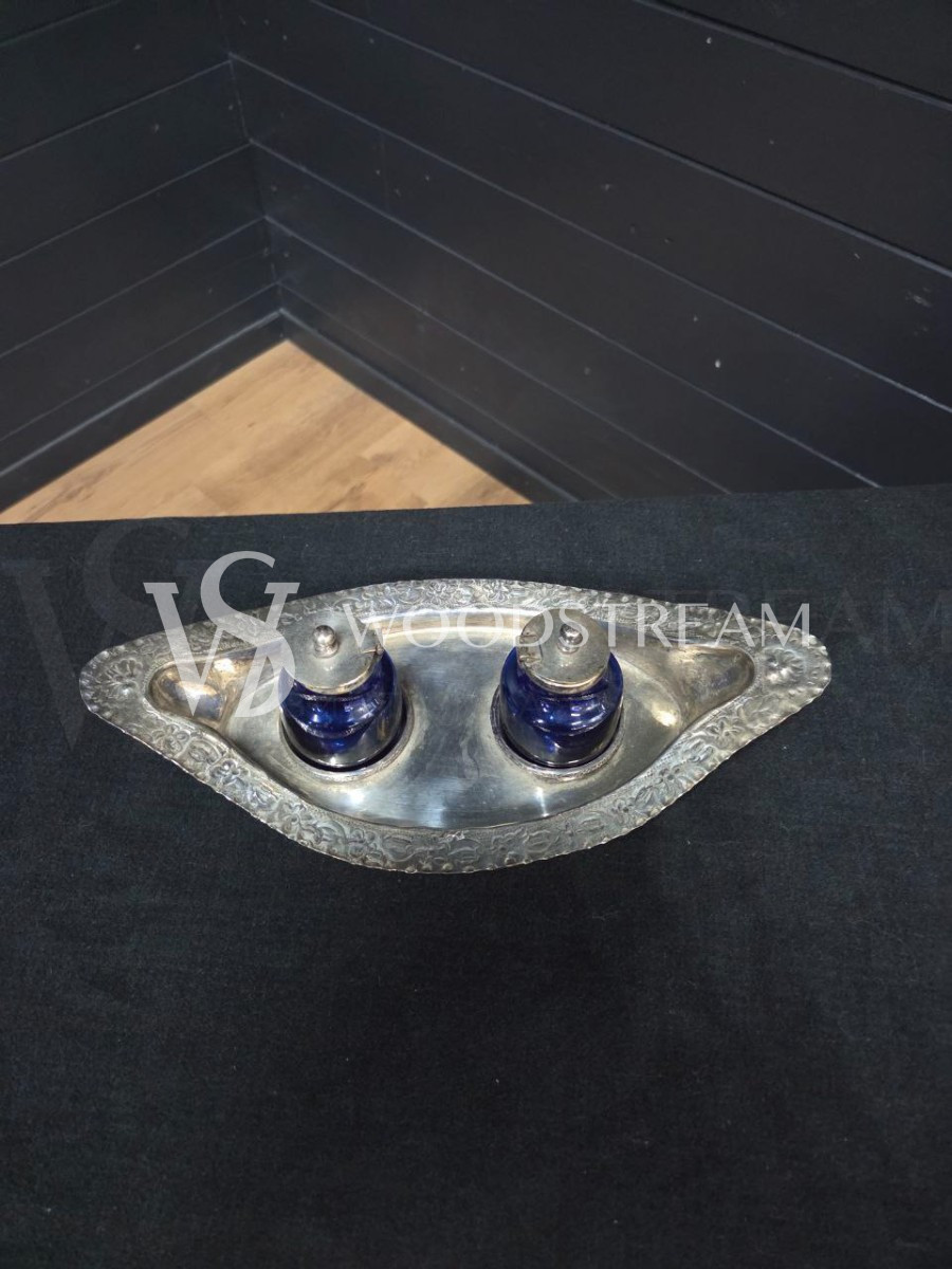 Набор: банка для специй/спецовница 2 штуки на подносе