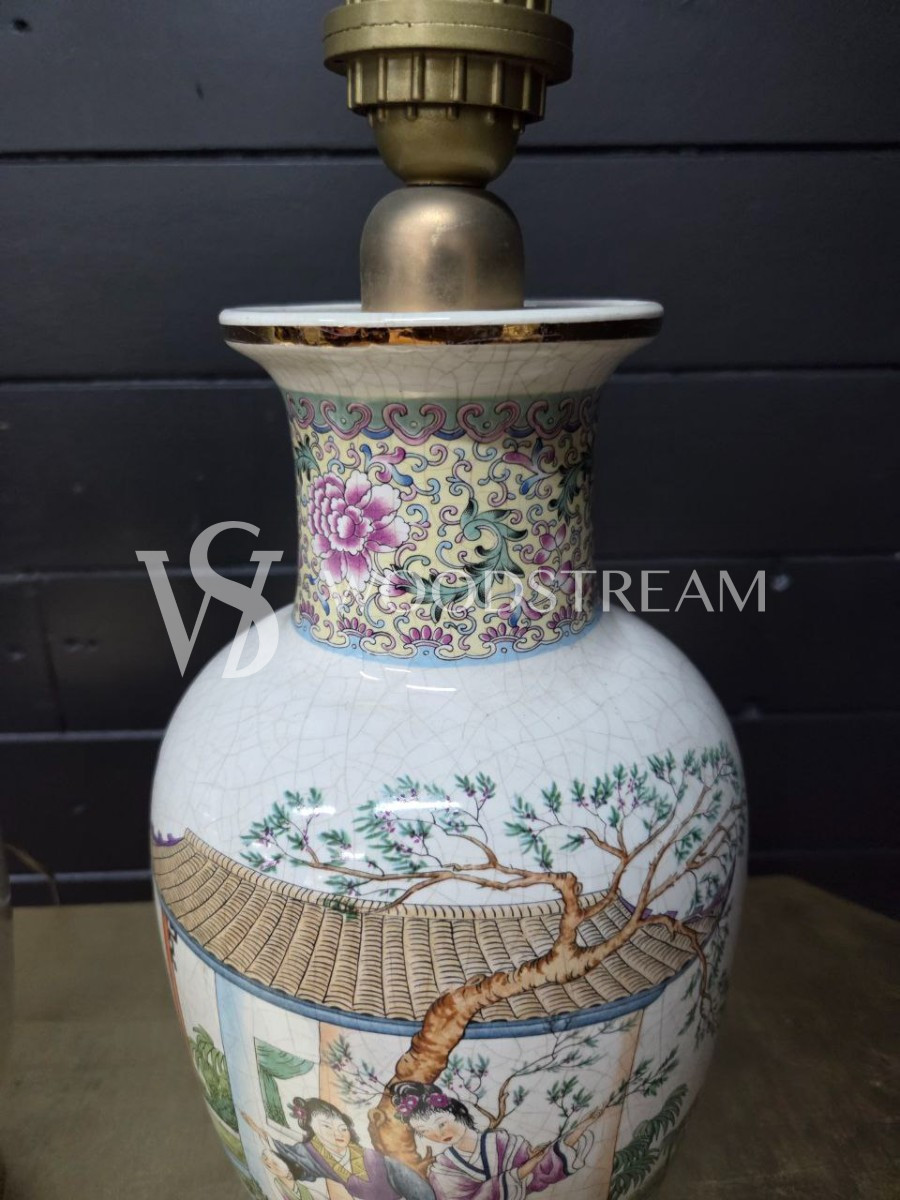 Лампа настольная в стиле шинуазри 2 штуки