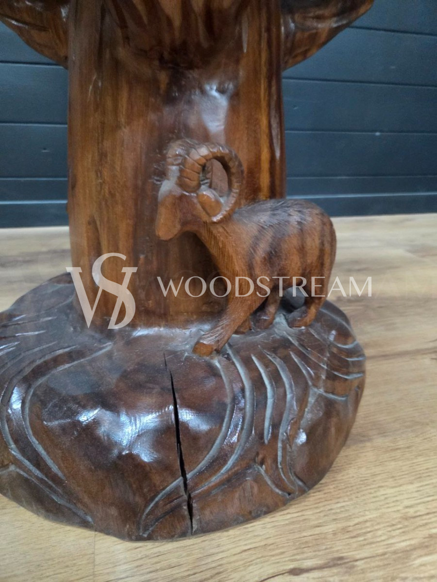 Комплект для чаепитий: Стол и Стул 4 штуки со Слонами