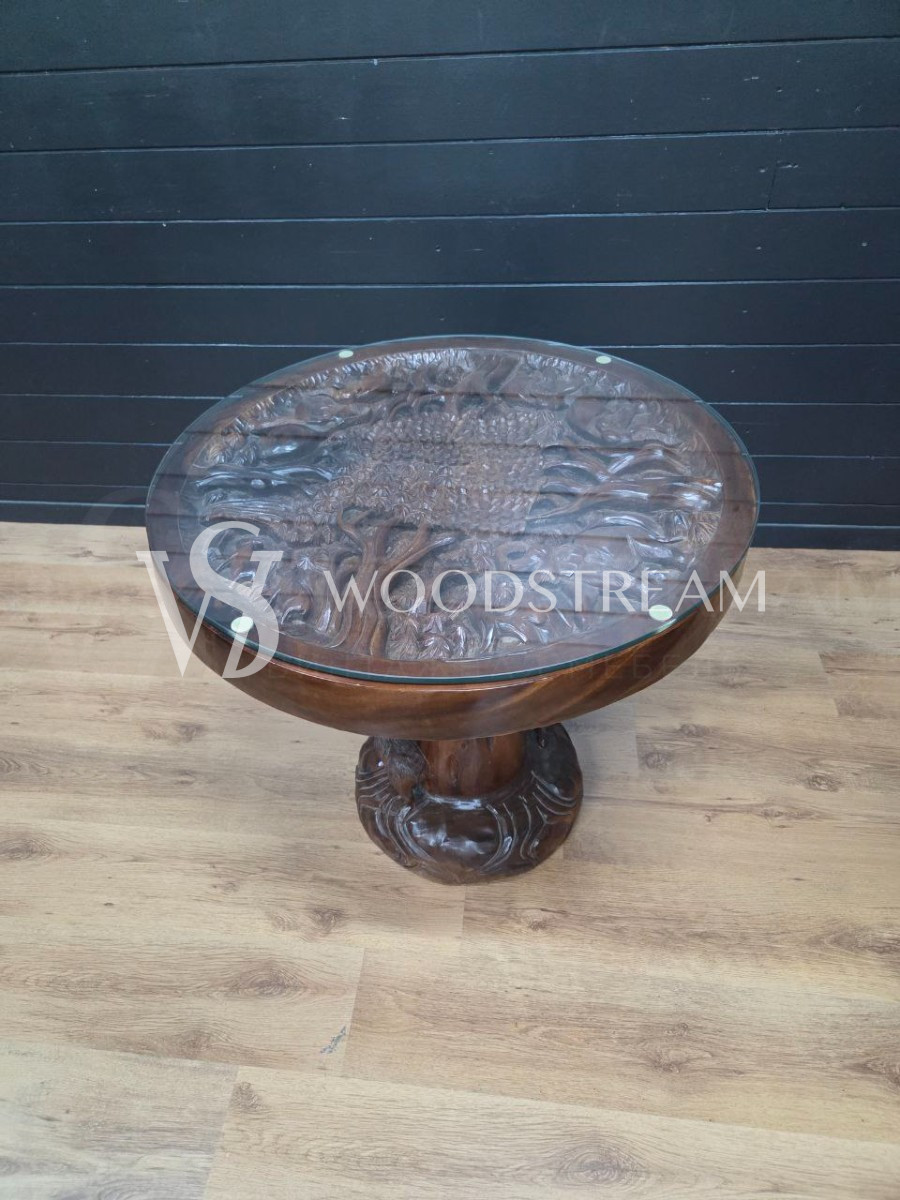 Комплект для чаепитий: Стол и Стул 4 штуки со Слонами