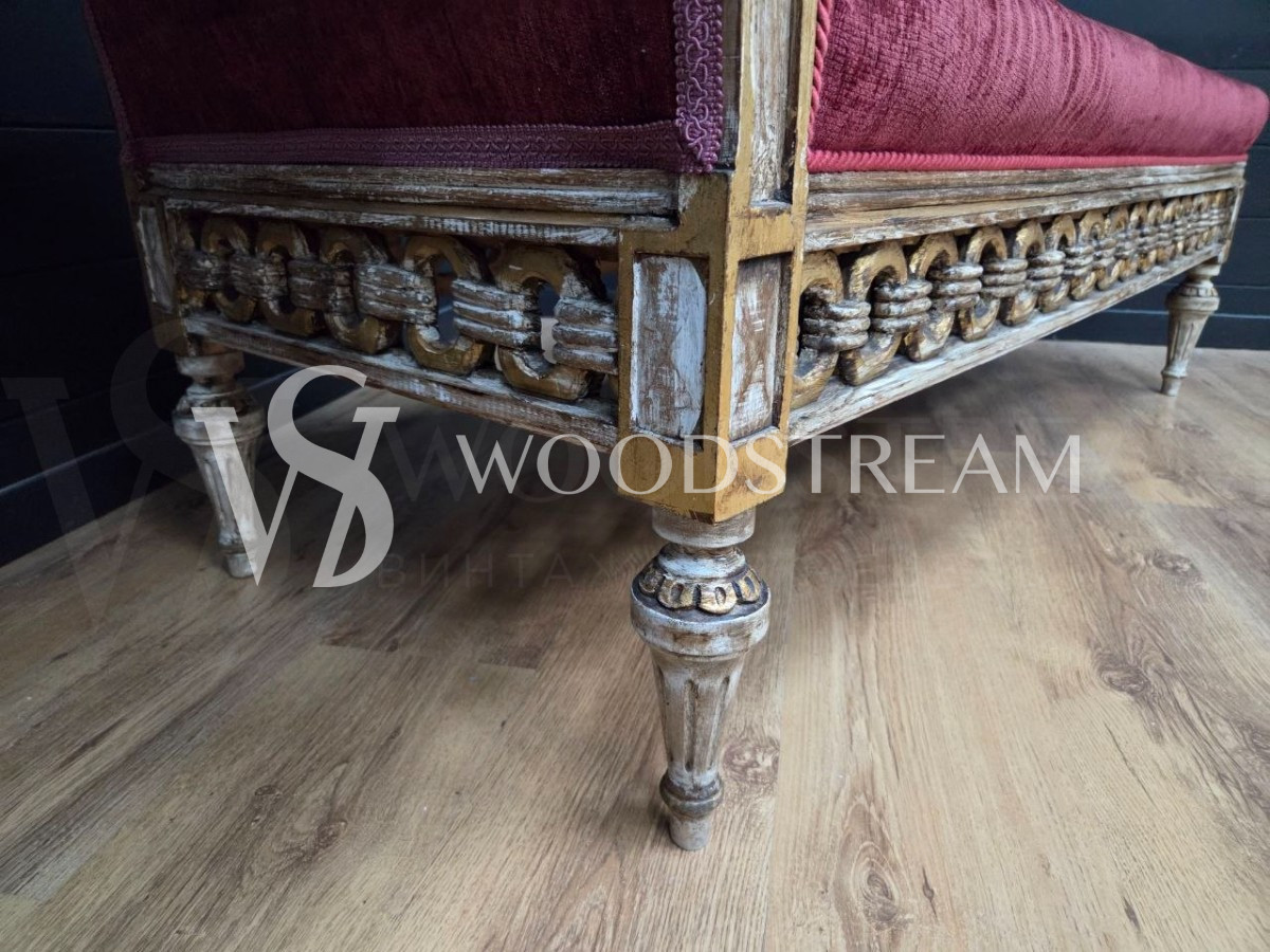 Рекамье/диван/софа/кушетка/банкетка в стиле Людовика XVI