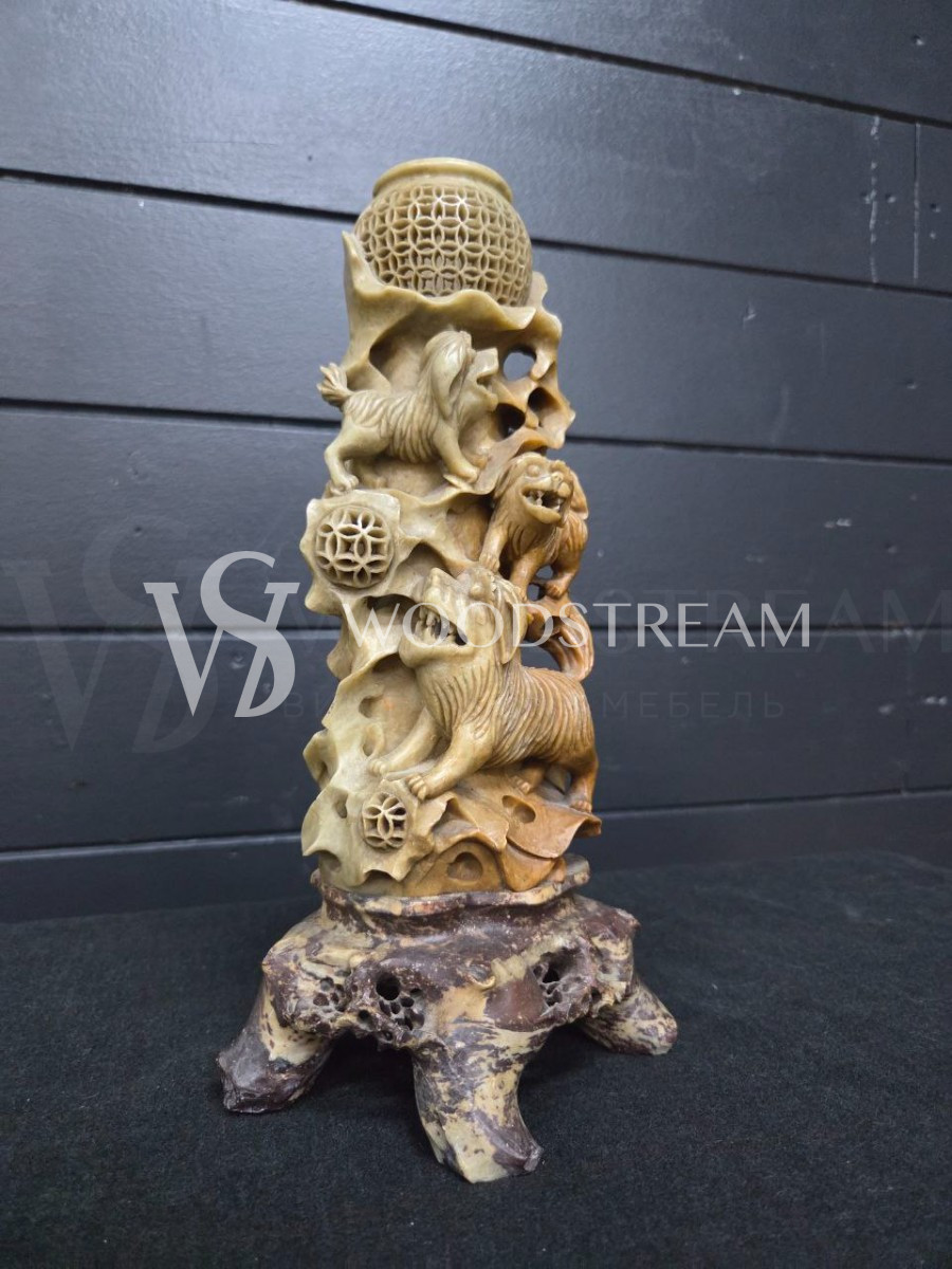 Декоративный элемент/Скульптурный подсвечник в восточном стиле