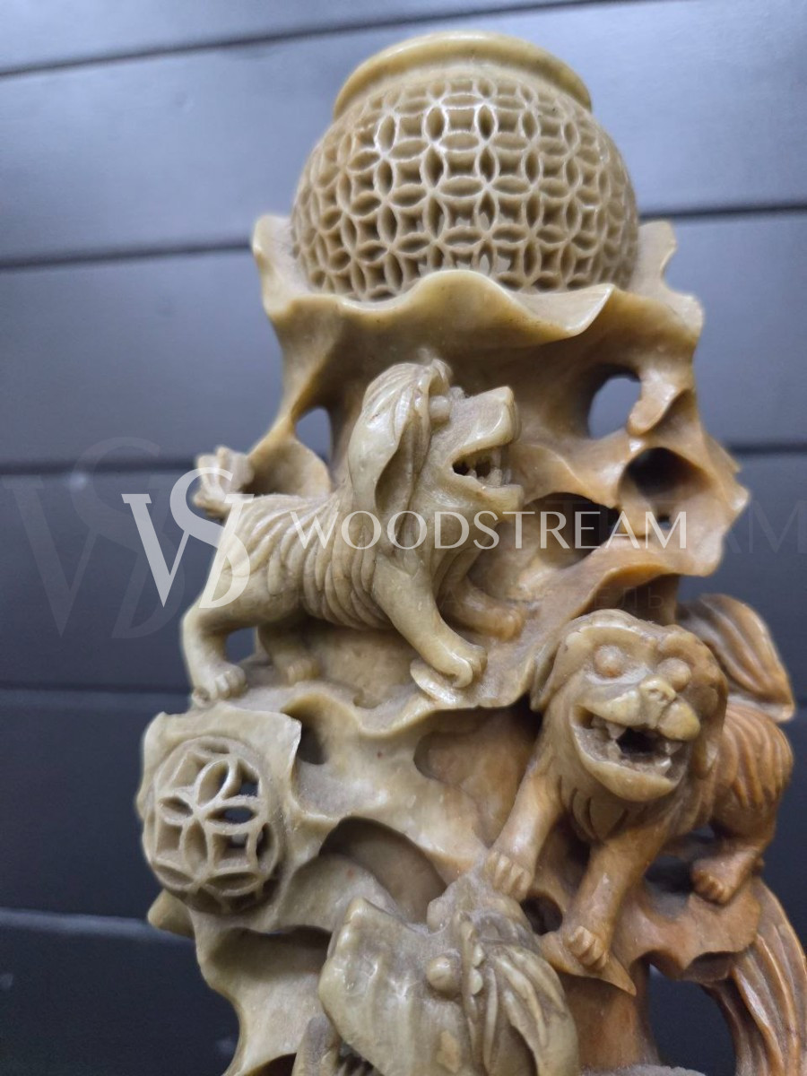 Декоративный элемент/Скульптурный подсвечник в восточном стиле