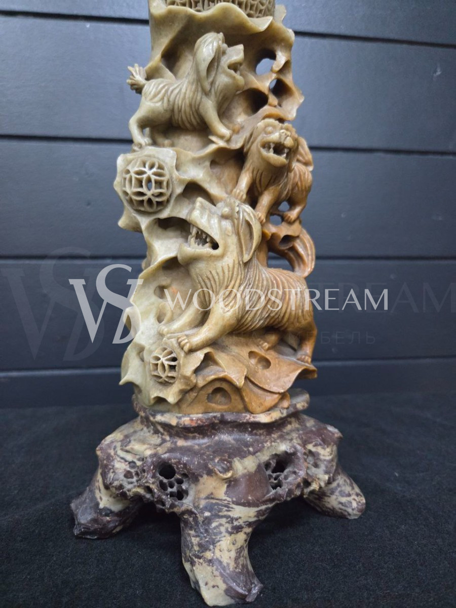 Декоративный элемент/Скульптурный подсвечник в восточном стиле