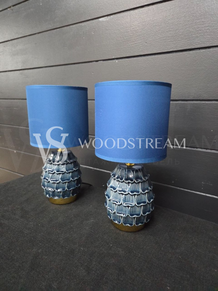 Лампа настольная винтажная 2 штуки