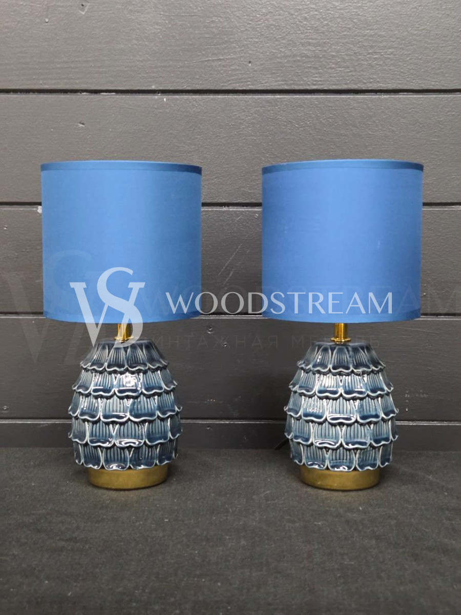 Лампа настольная винтажная 2 штуки