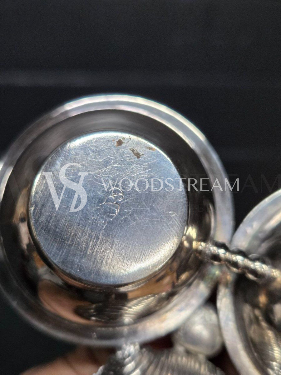 Набор для специй и соусов и икорница на подставке