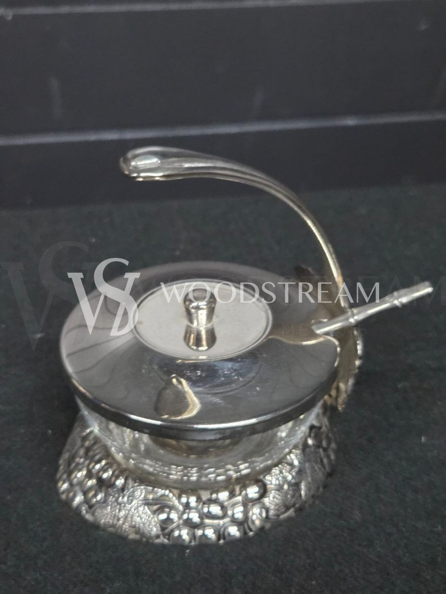 Ваза/Розетка/Сахарница с ложкой винтажная