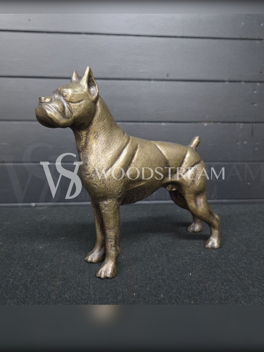 Скульптура/Статуэтка анималистическая Собака/Боксер