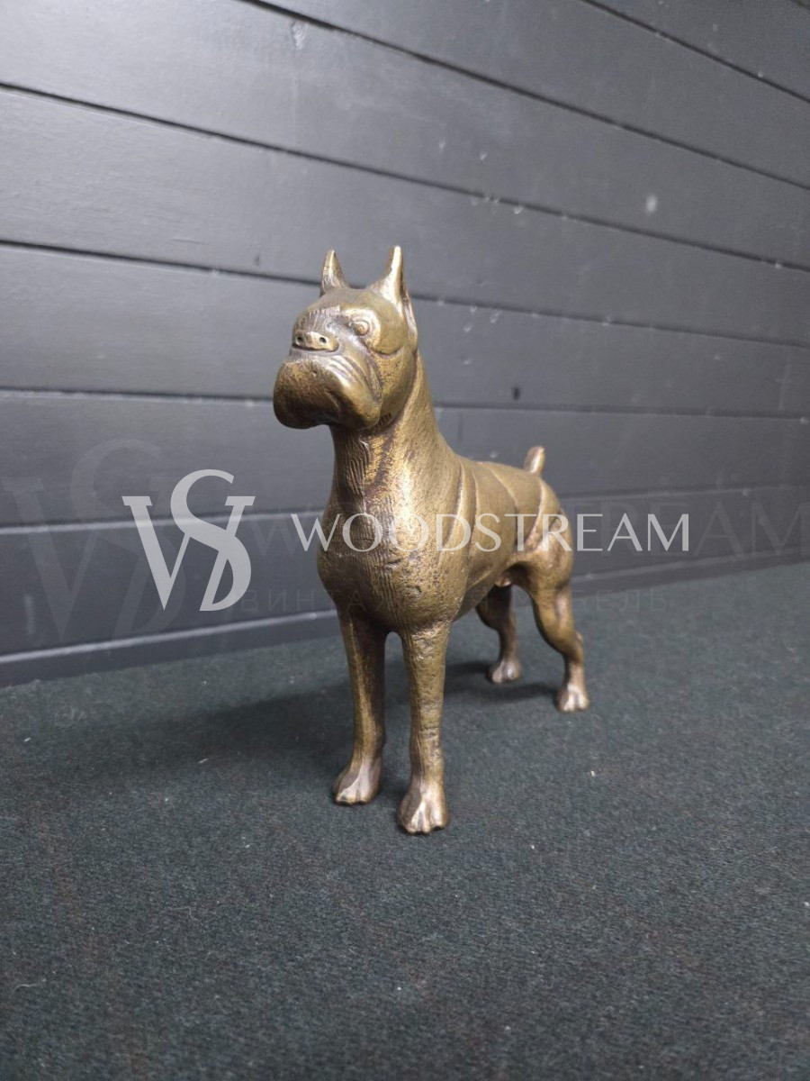 Скульптура/Статуэтка анималистическая Собака/Боксер