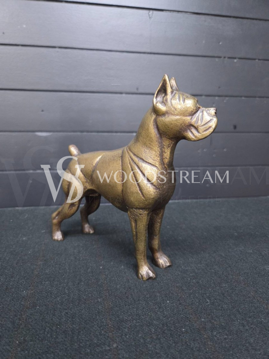 Скульптура/Статуэтка анималистическая Собака/Боксер