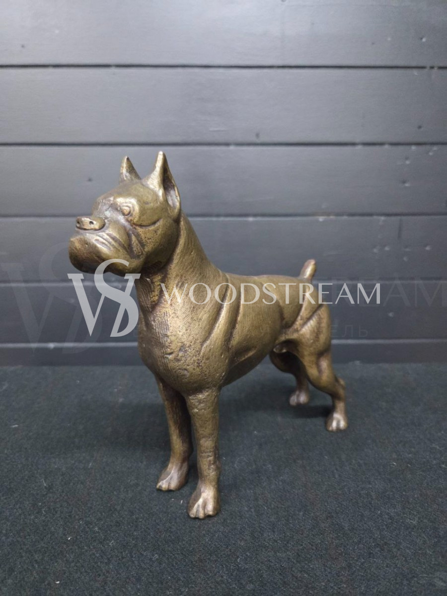 Скульптура/Статуэтка анималистическая Собака/Боксер