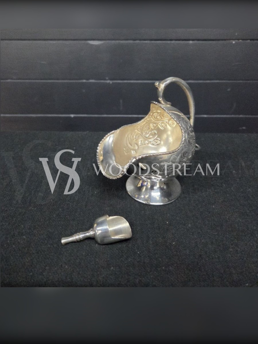 Сахарница с ложкой винтажная