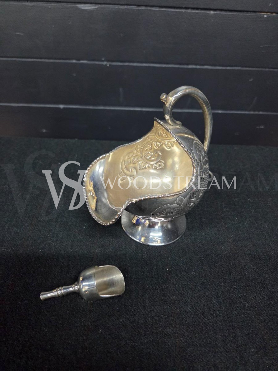 Сахарница с ложкой винтажная