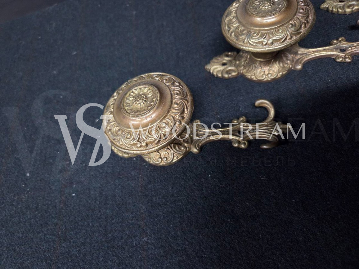 Комплект: Фурнитура/Крючок/Вешалка в стиле венецианского Людовика XV 4 штуки