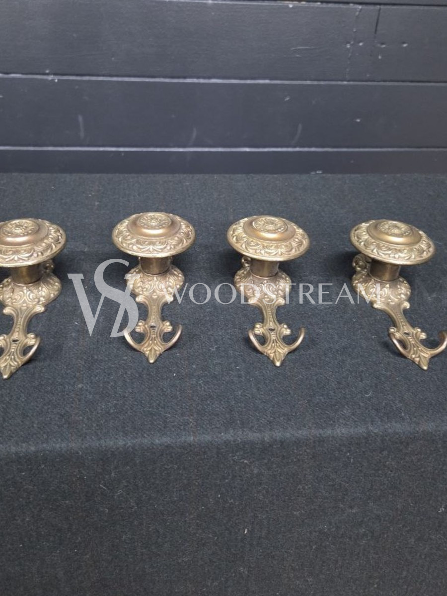 Комплект: Фурнитура/Крючок/Вешалка в стиле венецианского Людовика XV 4 штуки