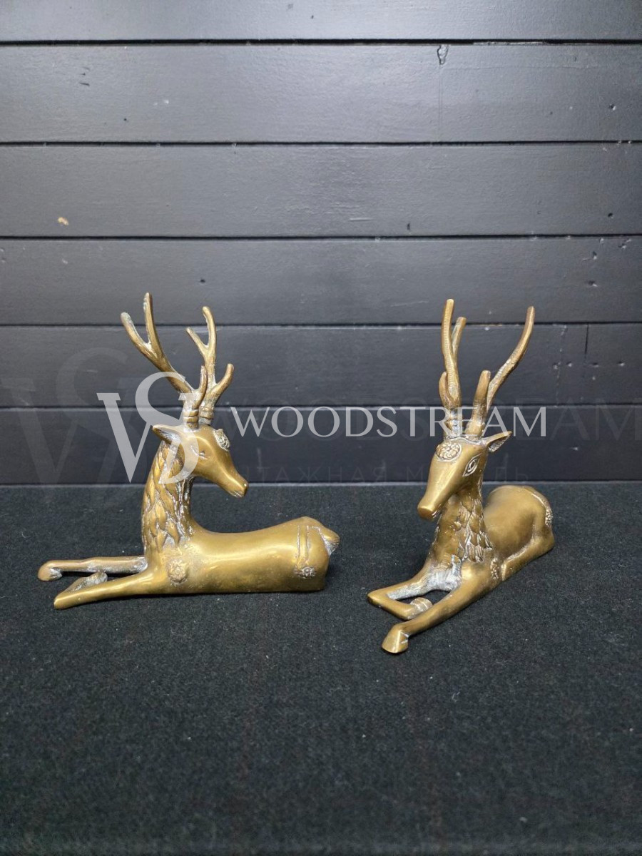 Скульптура/Статуэтка 2 штуки Олень