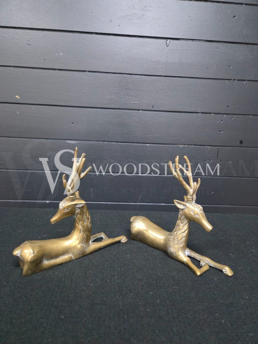 Скульптура/Статуэтка 2 штуки Олень