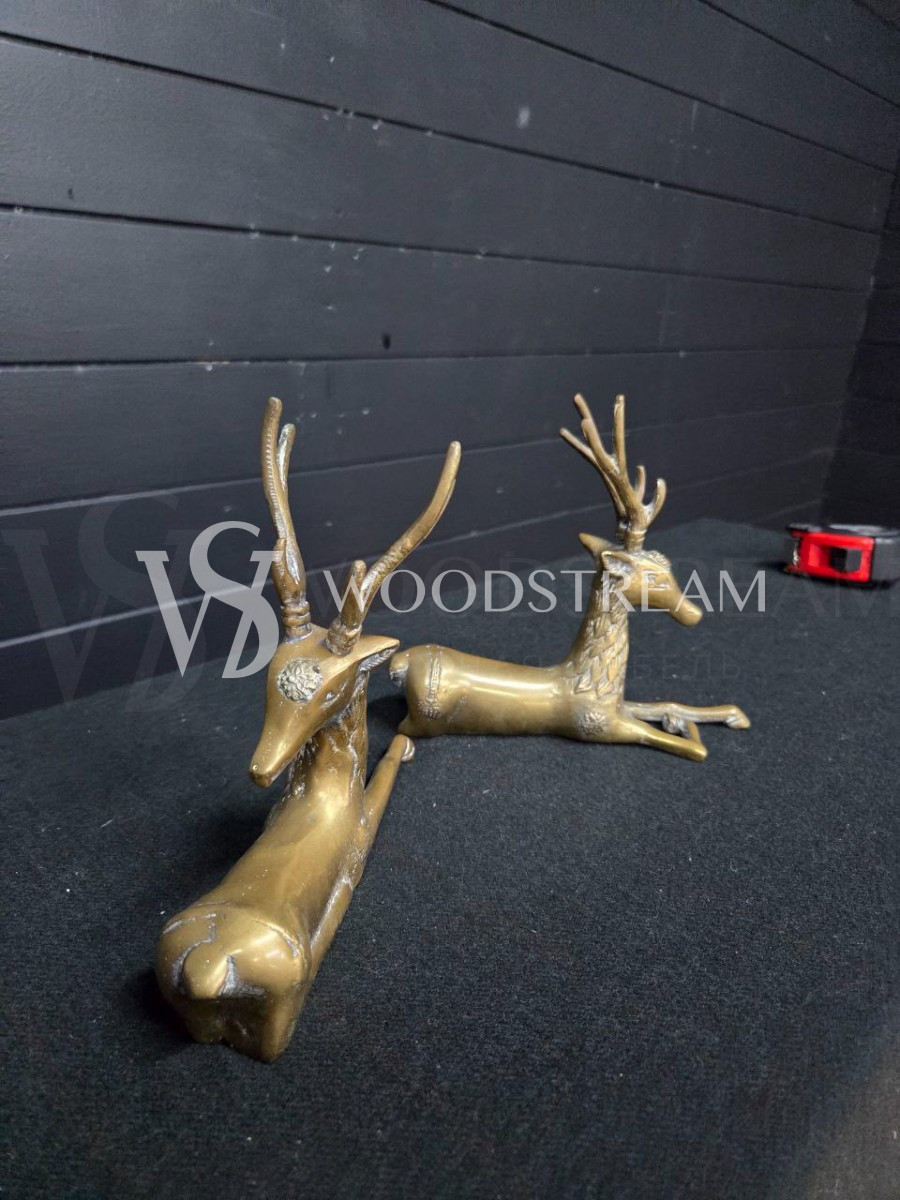 Скульптура/Статуэтка 2 штуки Олень