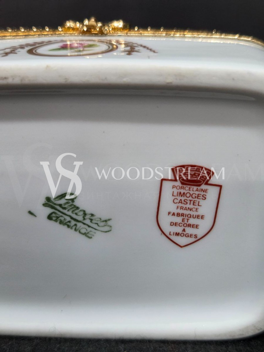 Шкатулка в стиле Людовика XVI Limoges