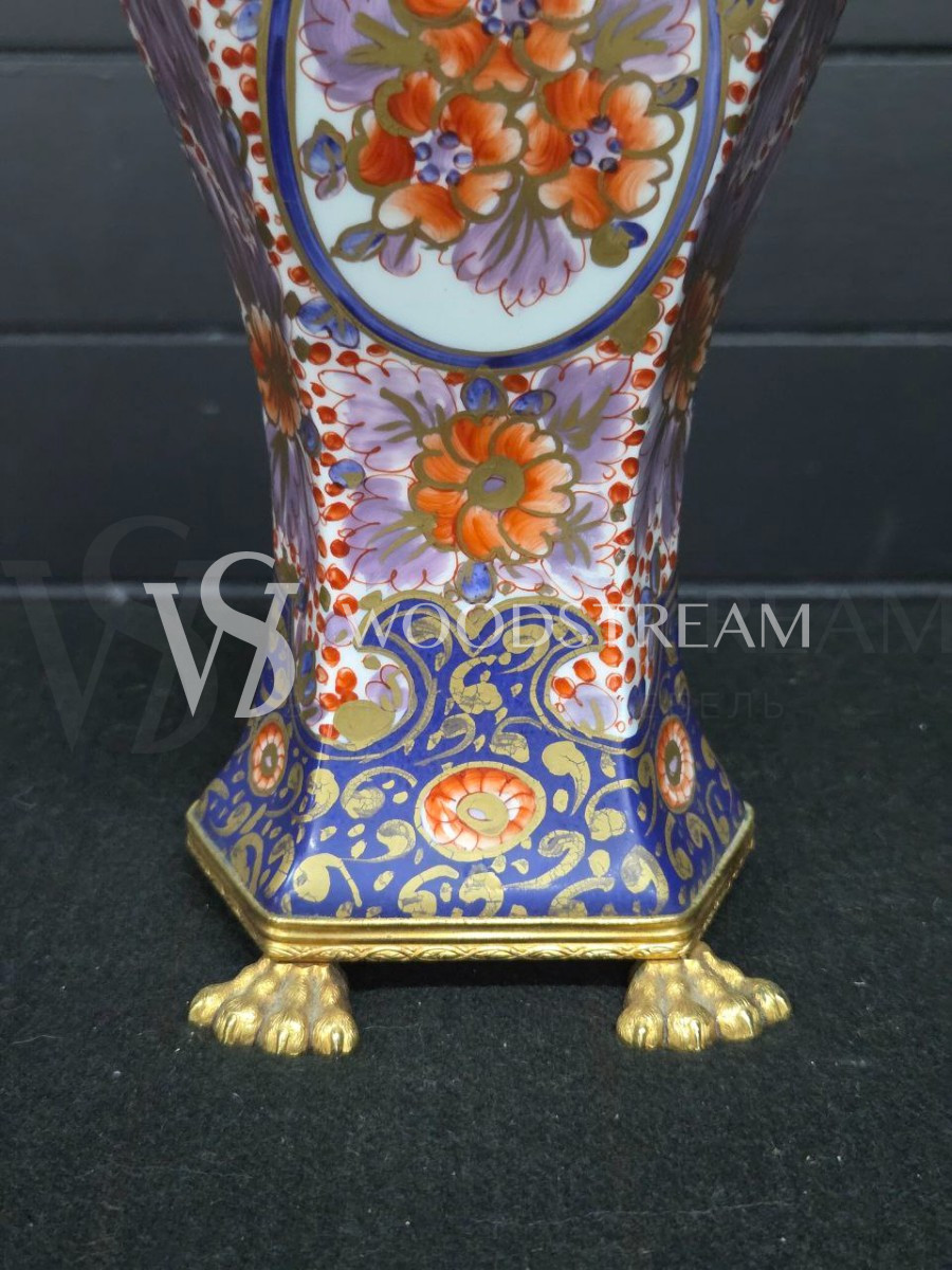Ваза с крышкой в стиле шинуазри Limoges