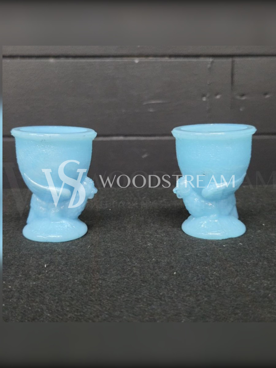 Подсвечник с птичками винтажный 2 штуки