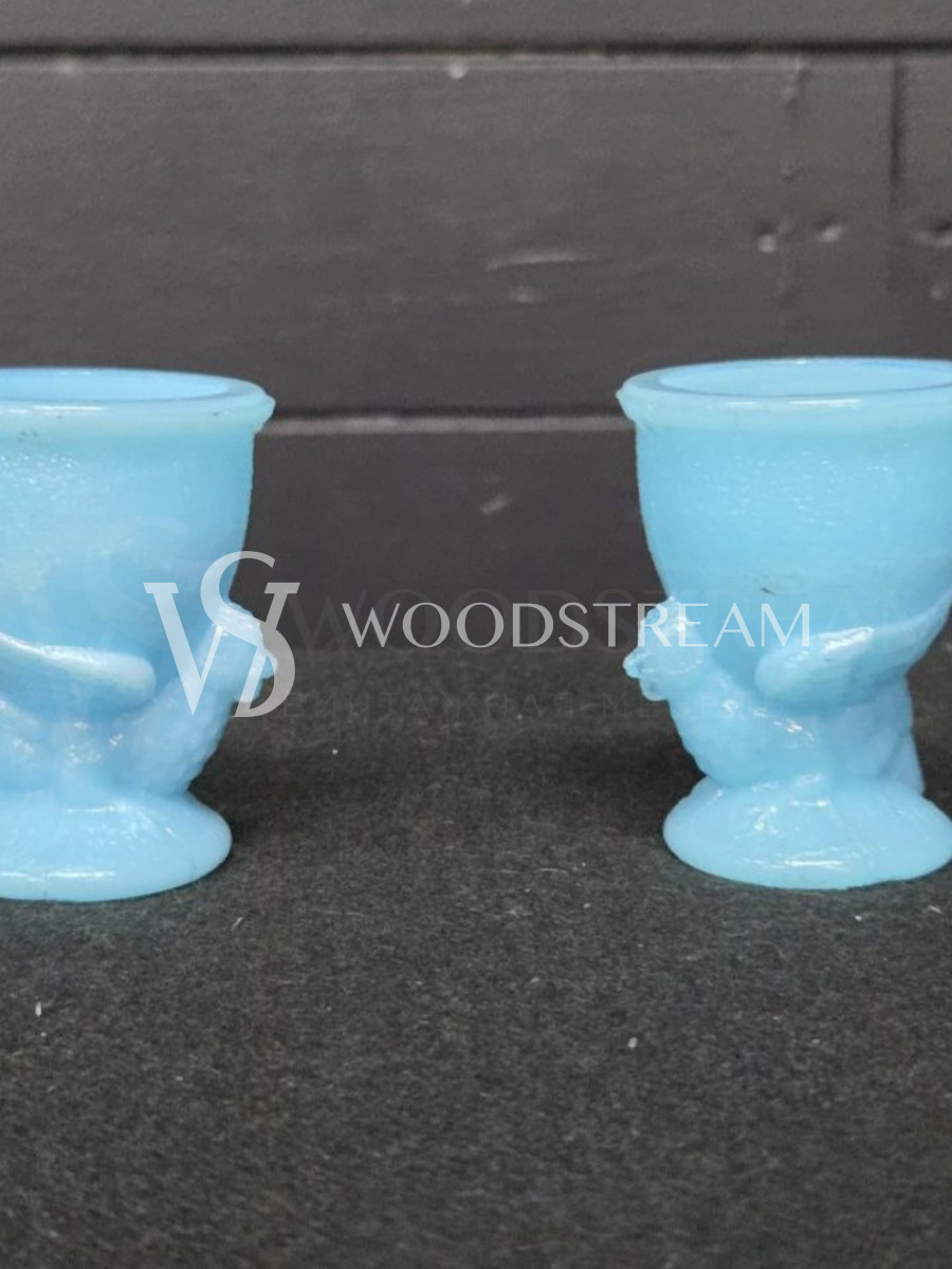 Подсвечник с птичками винтажный 2 штуки