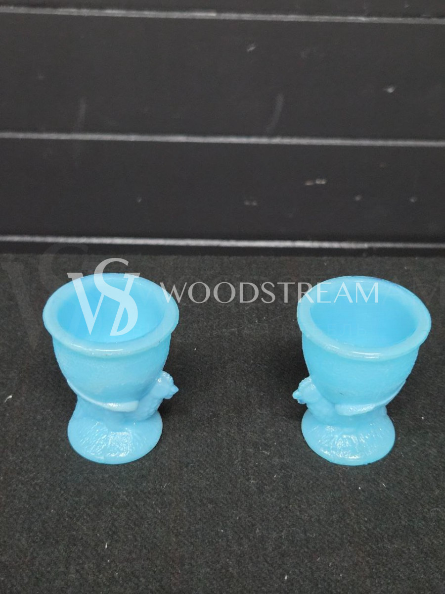 Подсвечник с птичками винтажный 2 штуки