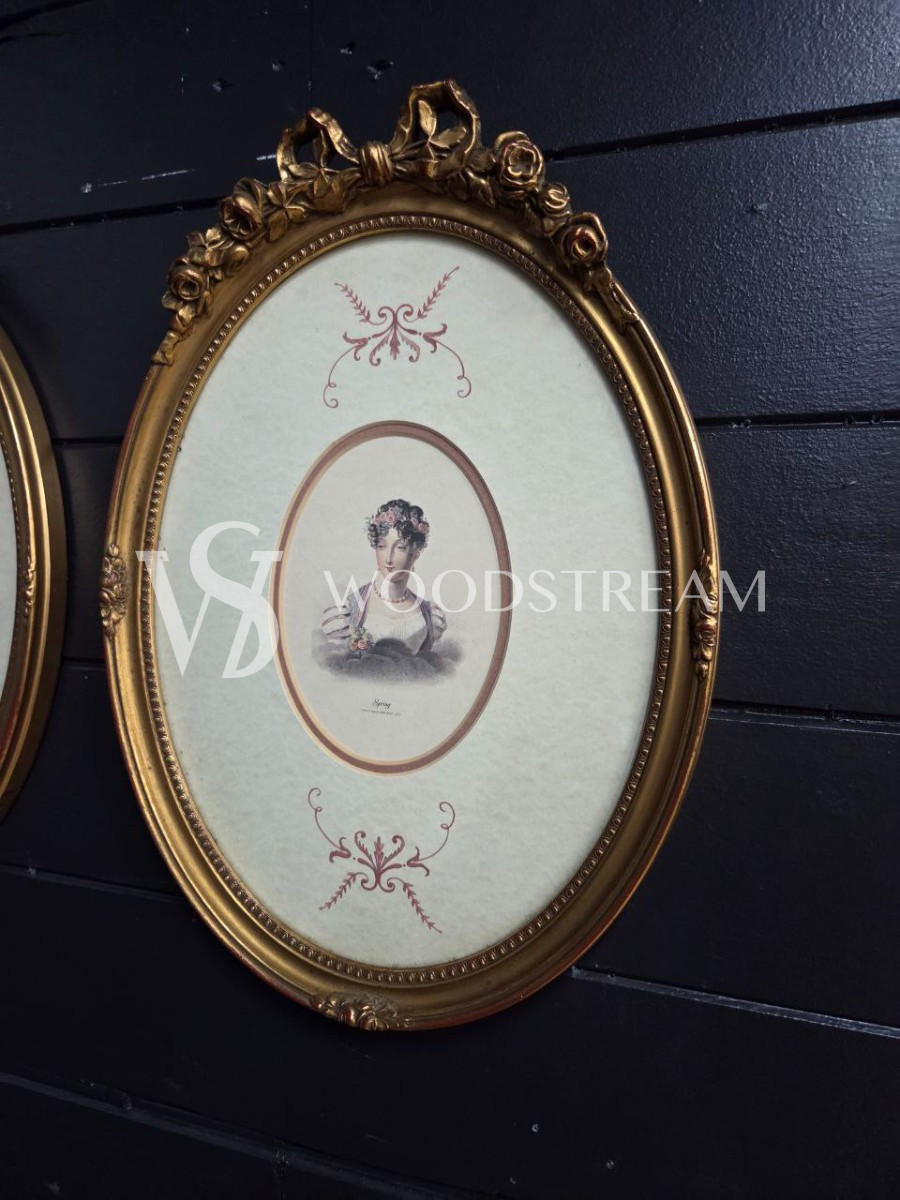 Картина/Портрет в стиле Людовика XVI 2 штуки