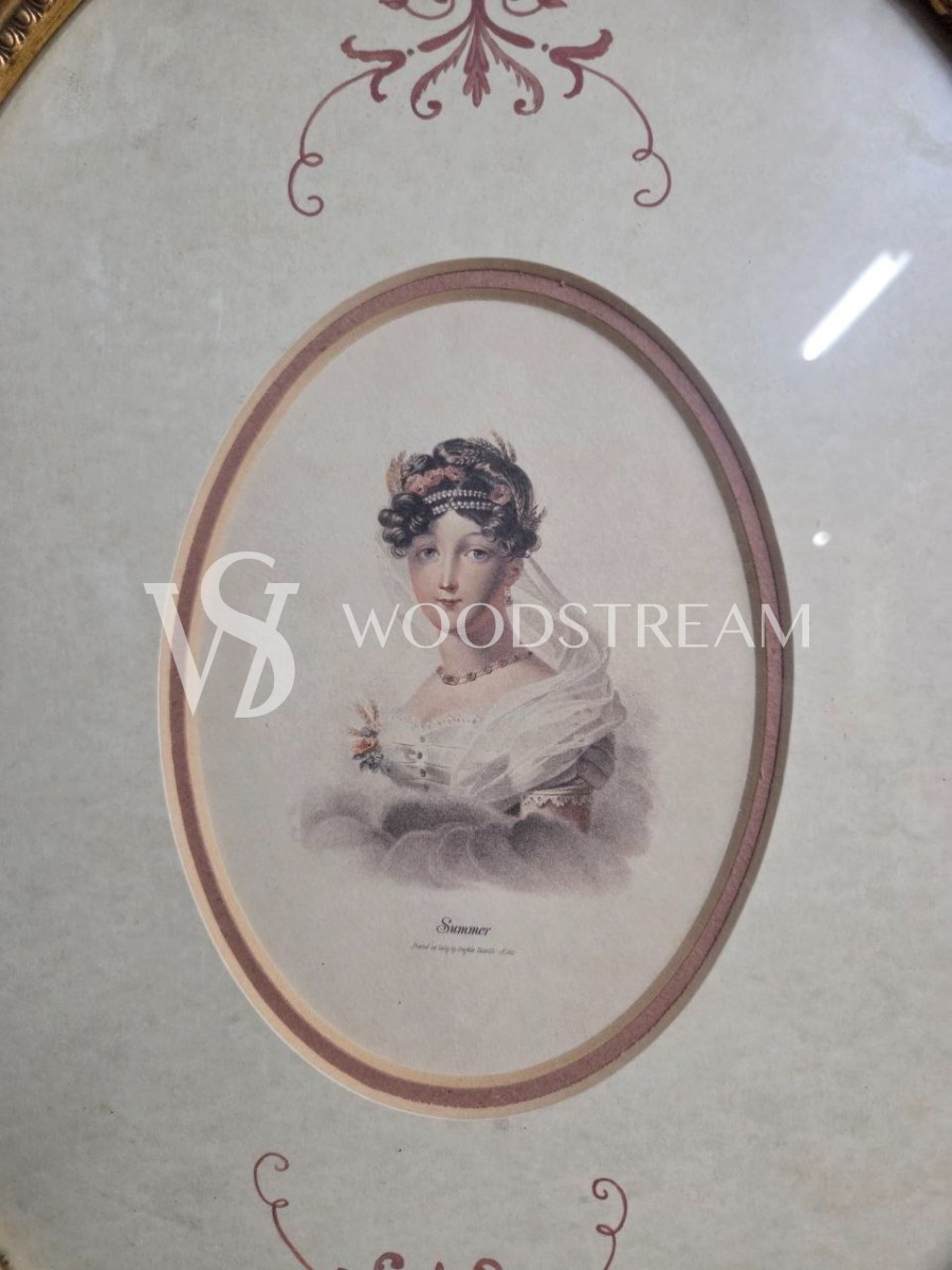 Картина/Портрет в стиле Людовика XVI 2 штуки