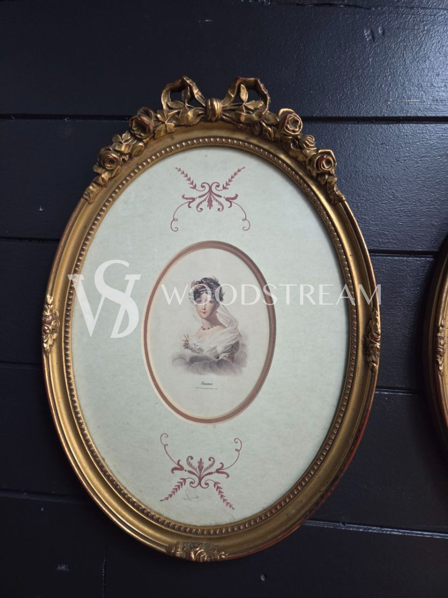 Картина/Портрет в стиле Людовика XVI 2 штуки