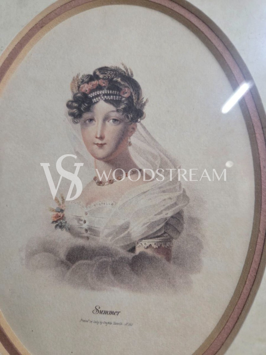 Картина/Портрет в стиле Людовика XVI 2 штуки