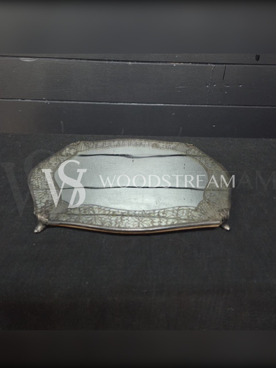 Поднос зеркальный винтажный