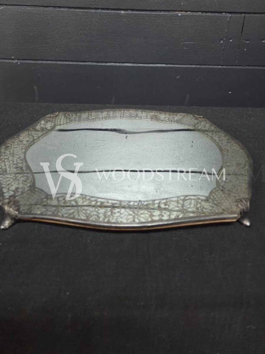 Поднос зеркальный винтажный