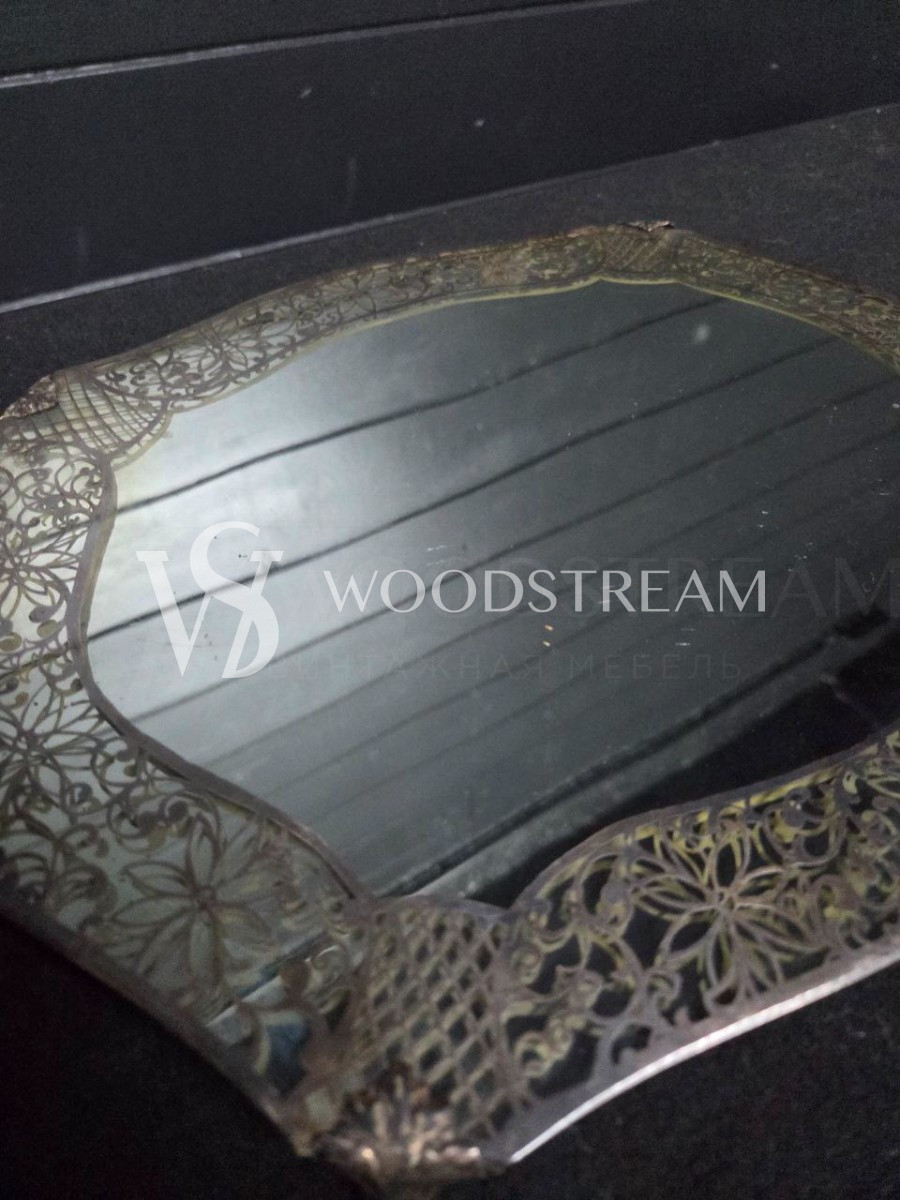 Поднос зеркальный винтажный
