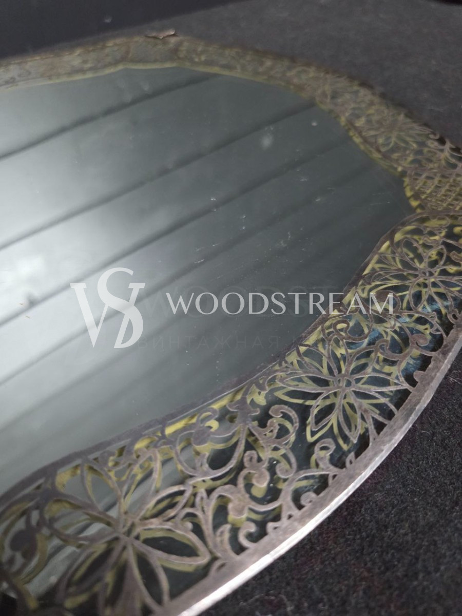 Поднос зеркальный винтажный