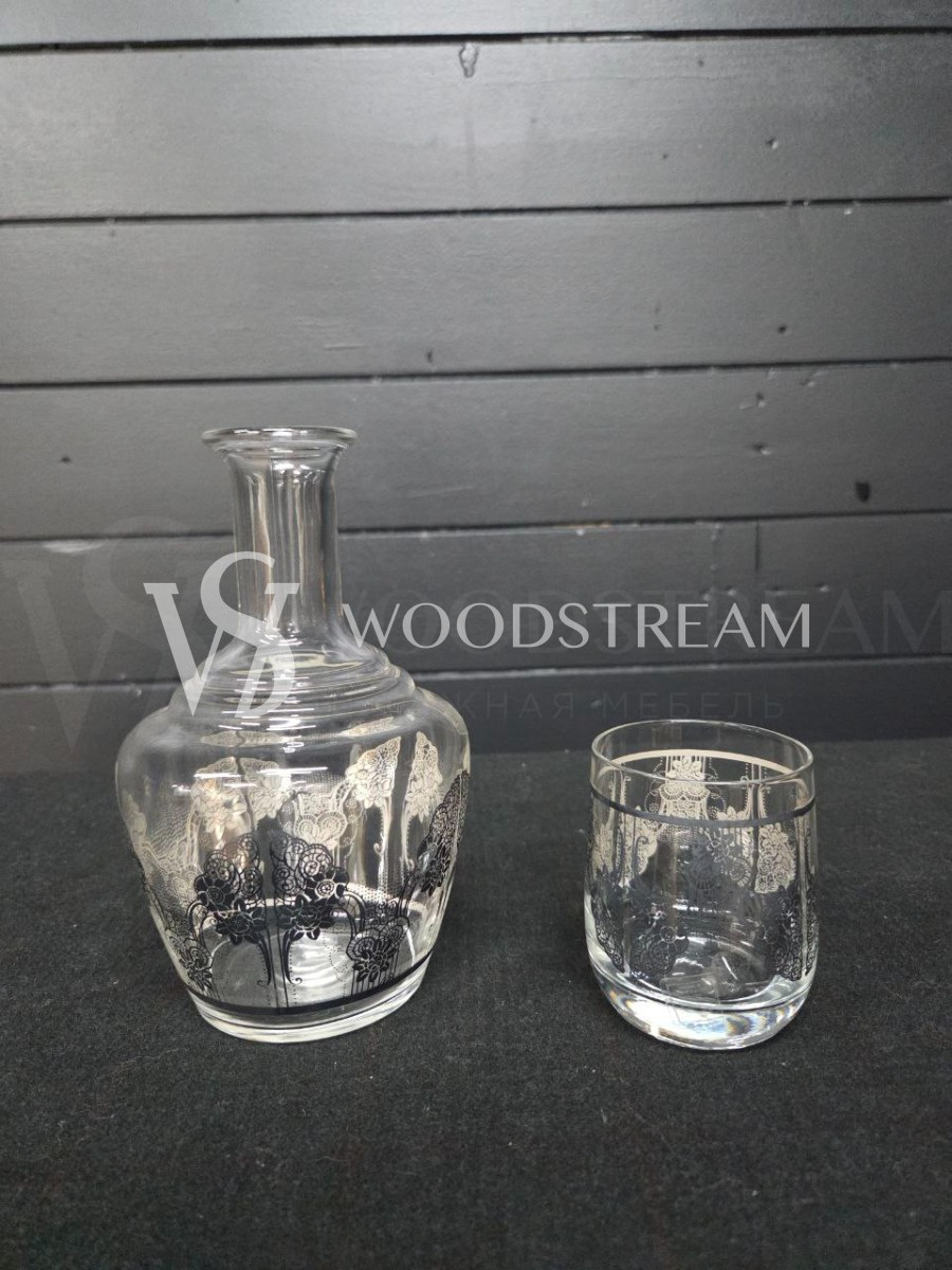 Графин/Декантер и стакан винтажный